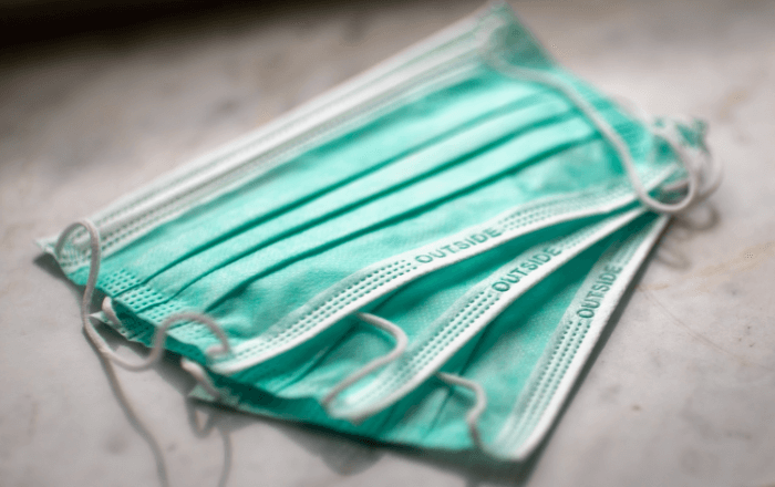 Production of surgical masks is scaled up