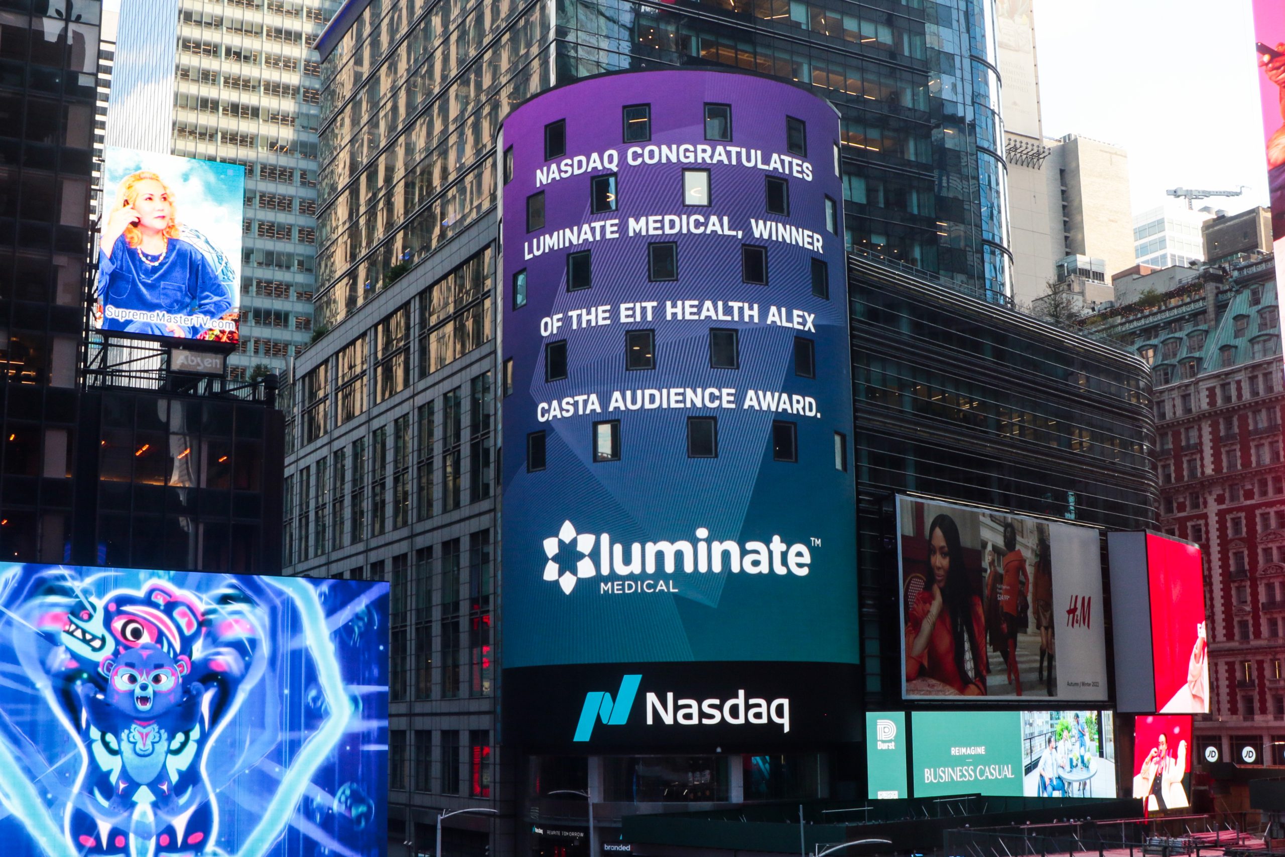 Luminate Medical celebrated by New York’s Nasdaq