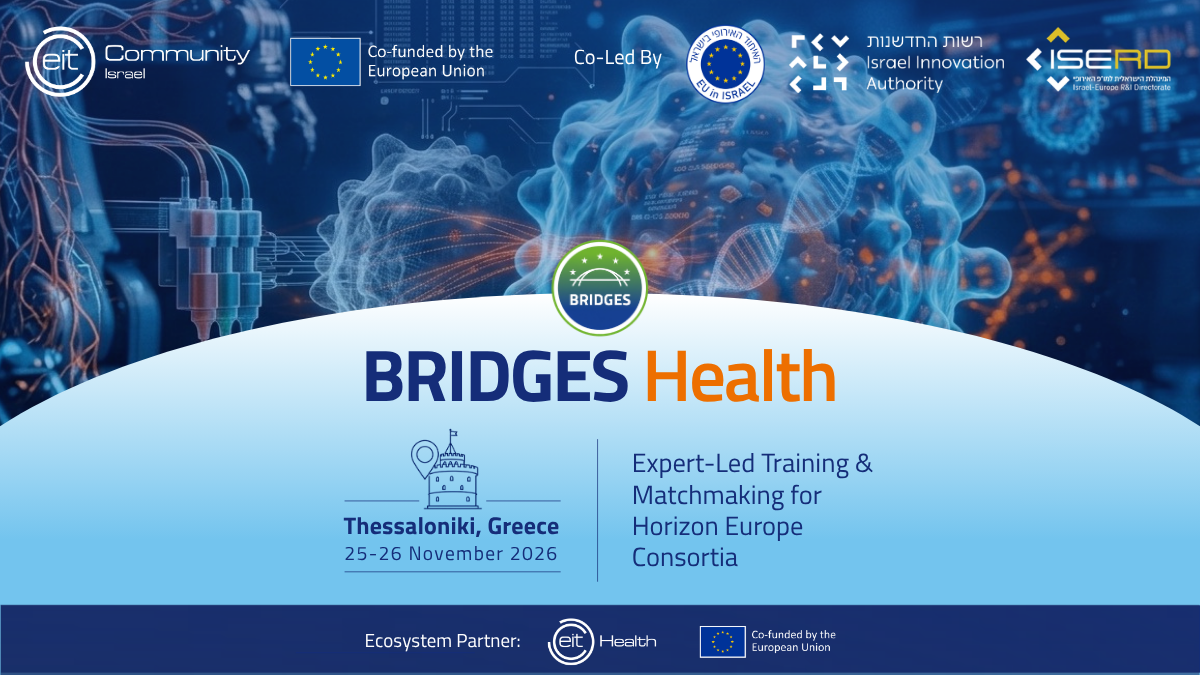Bridges Health: Build Competitive Horizon Europe Health Consortia